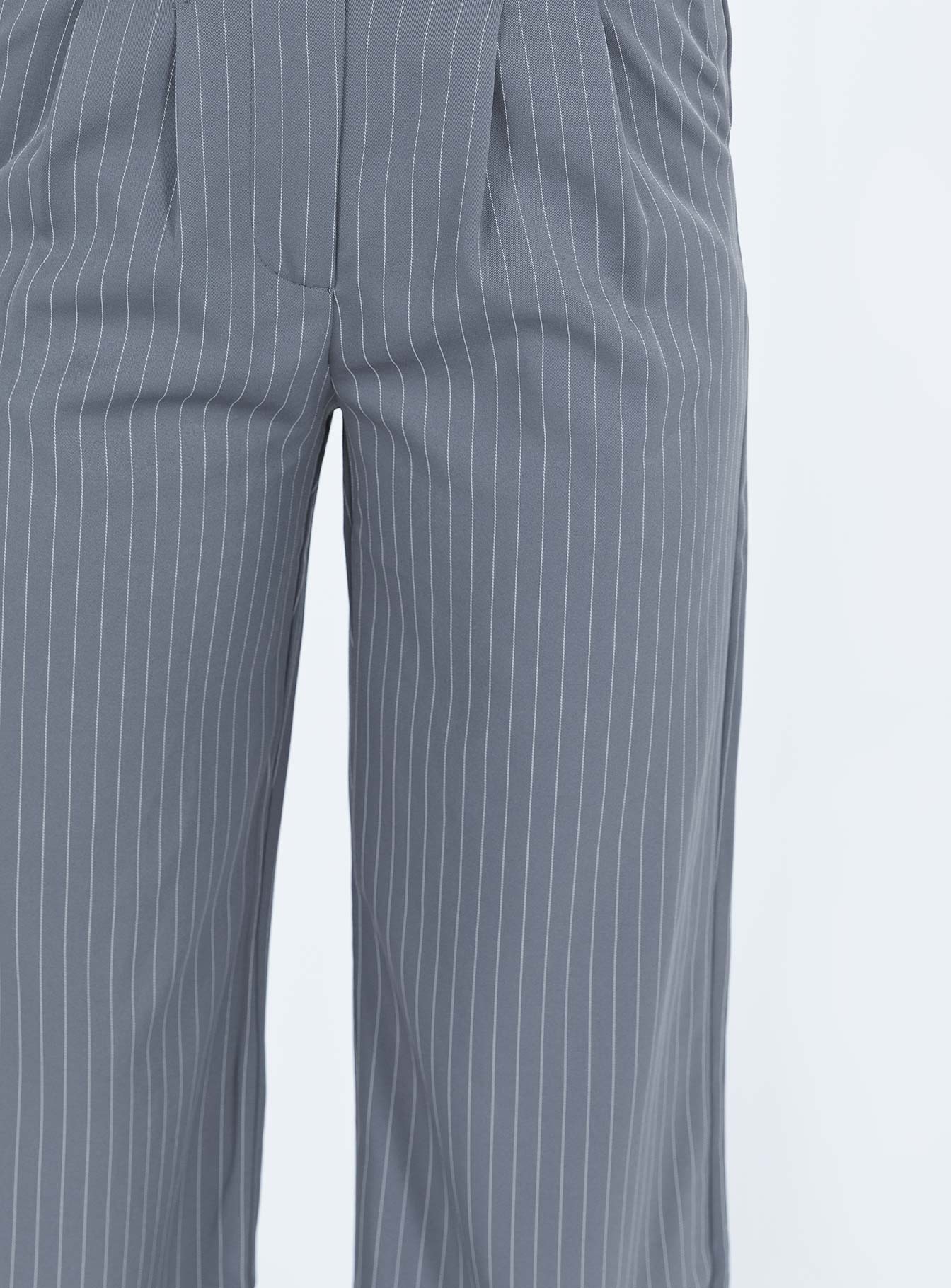 Archer Pants Pinstripe Grey Tall