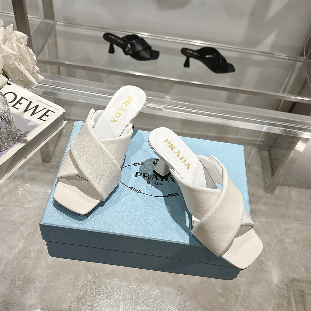 Prada Padded nappa leather sandals - Top Club