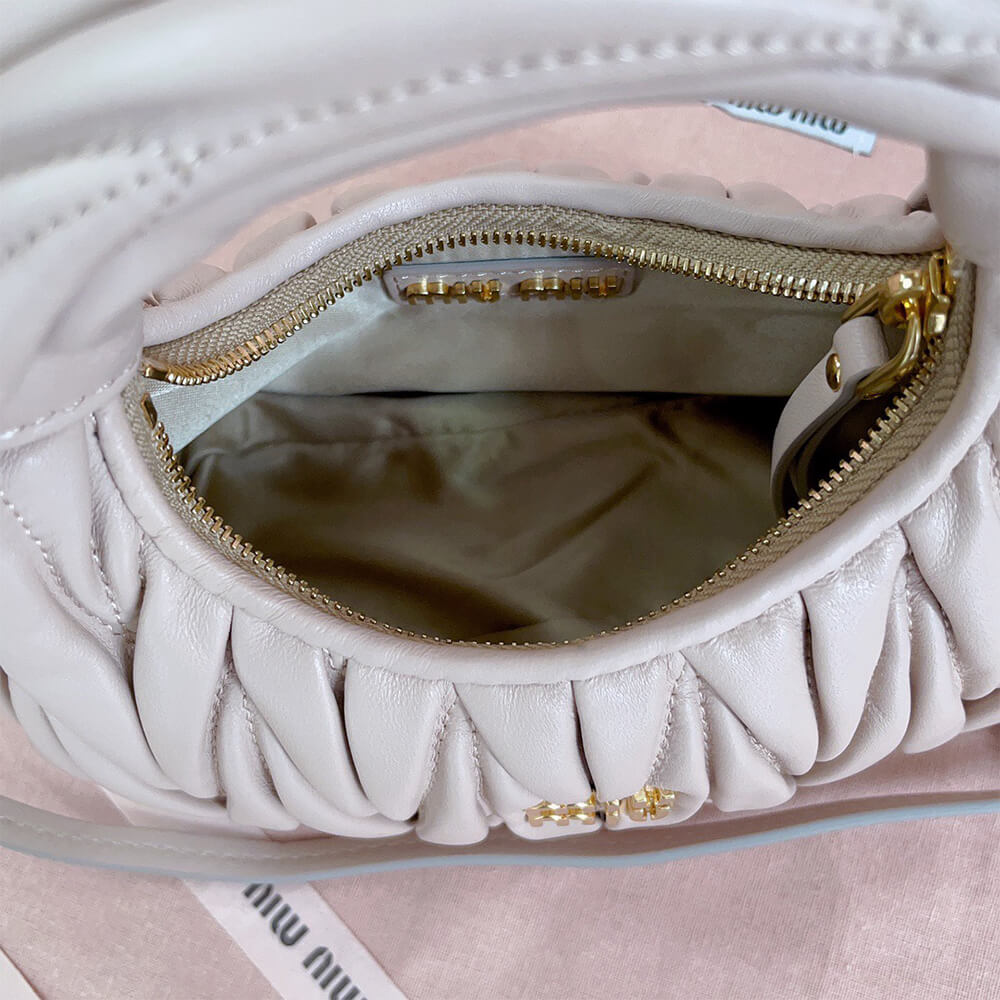 Mini Wander matelasse nappa leather hobo bag(high-end grade) - Top Club