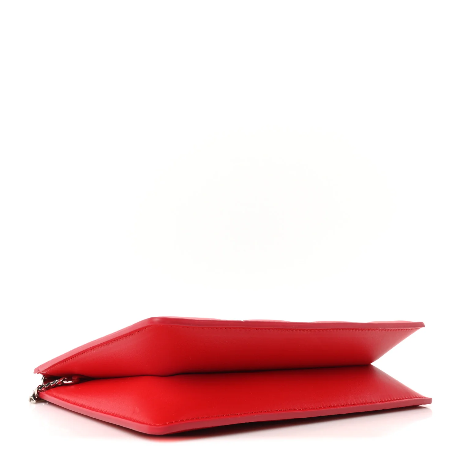 Calfskin Slash Pouch Welsh Red - Top Club