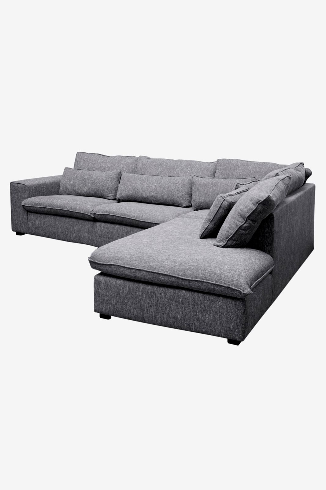 Baron bank 3.5-zits lounge rechts Unit dark grey