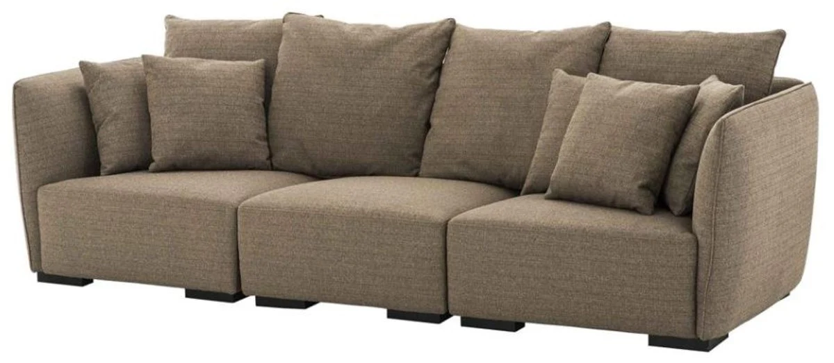 Designer 3 seater sofa brown - luxury hotel furniture