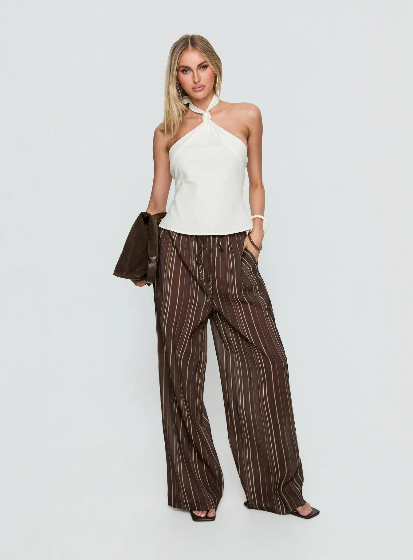Parklea Pants Brown Multi
