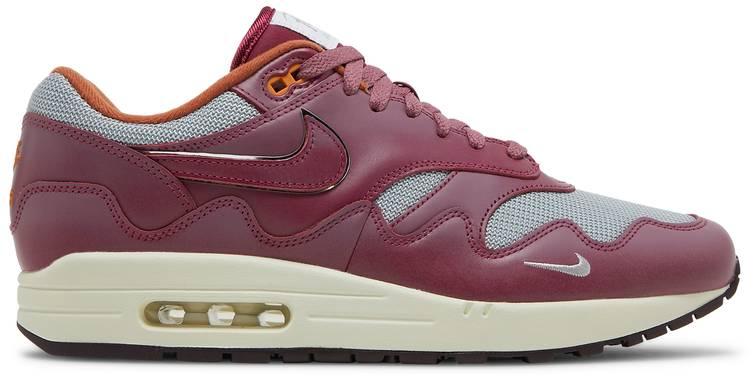 Patta x Air Max 1  Rush Maroon  DO9549-001 - Sneaker Replica Workshop