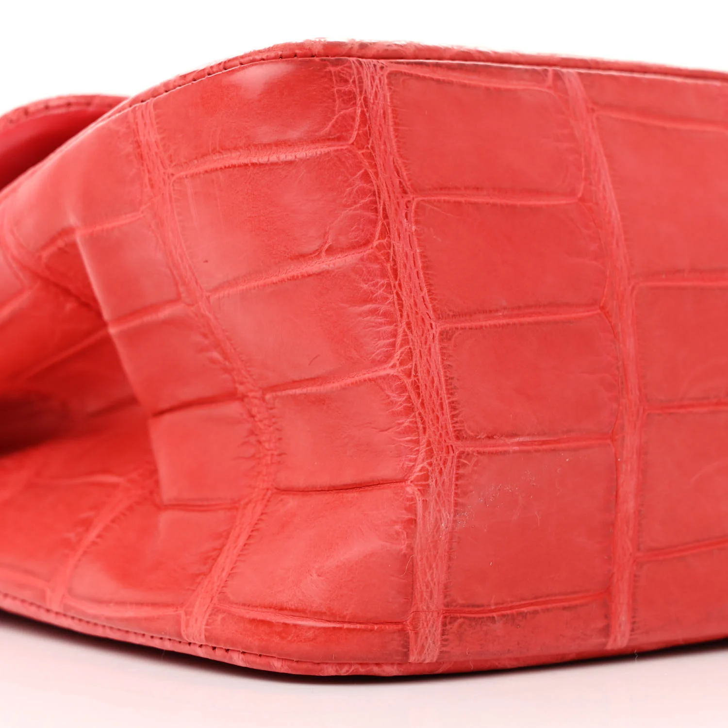 Alligator Jumbo Double Flap Red - Top Club