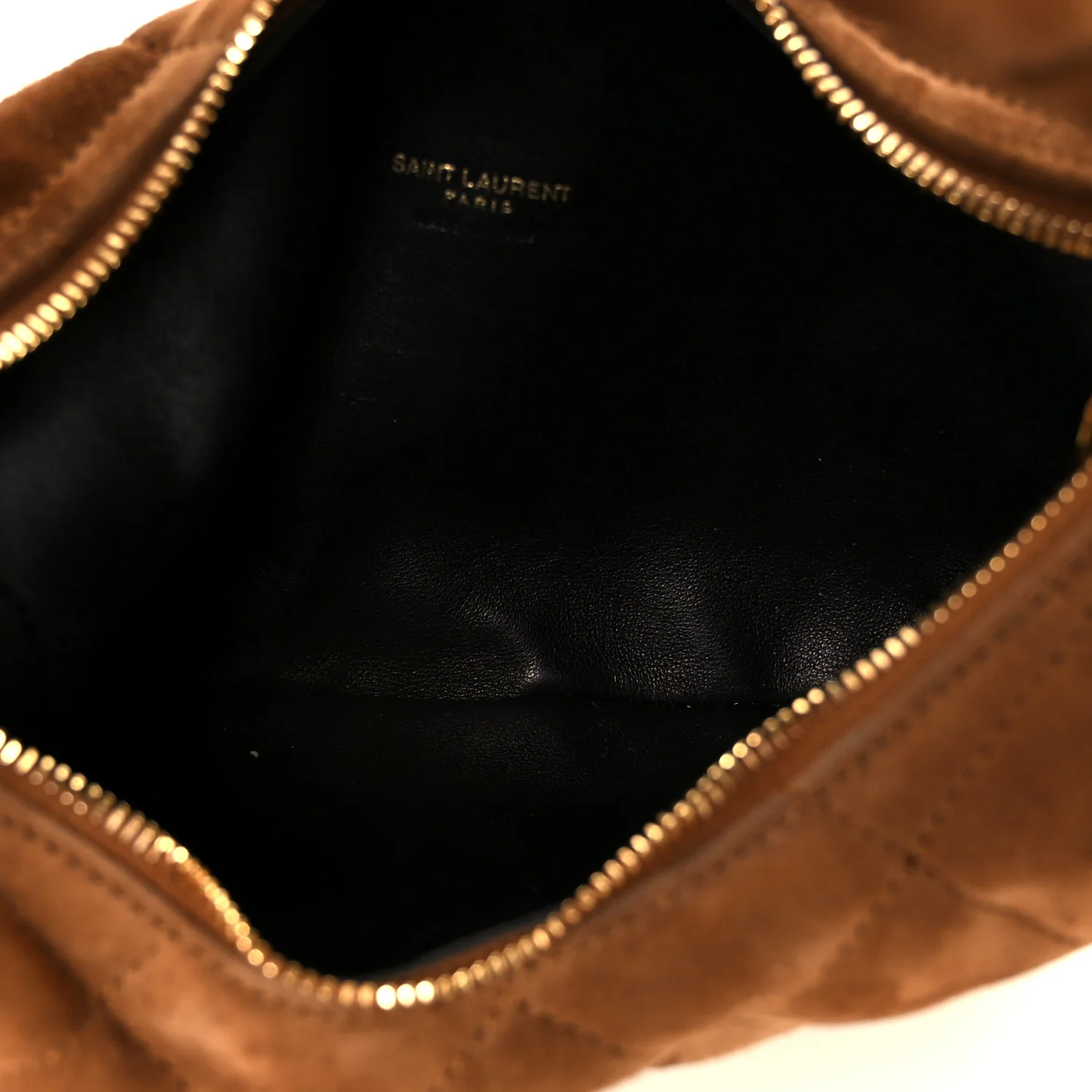 Suede Quilted Icarino Bag Cognac - Top Club