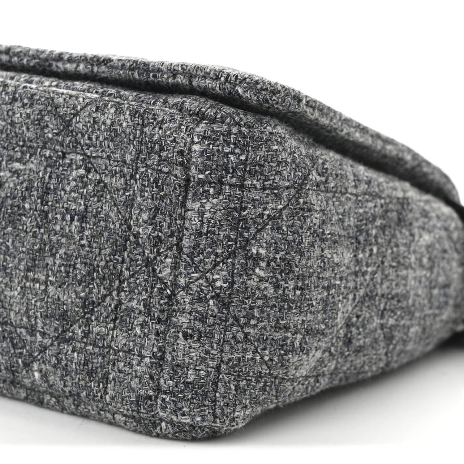 Tweed Macrocannage Medium Caro Bag Black - Top Club