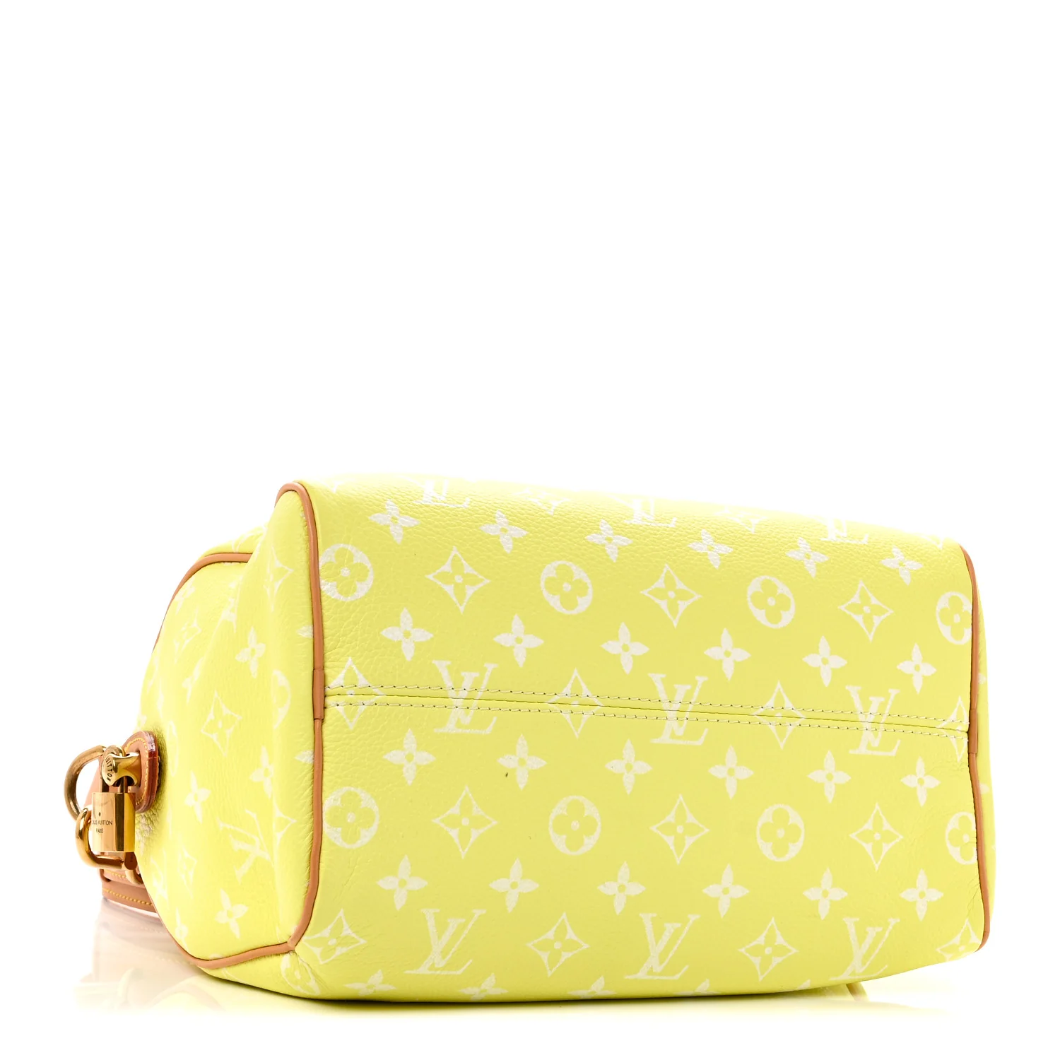 Calfskin Monogram Speedy P9 Bandouliere 25 Lemonade Yellow - Top Club
