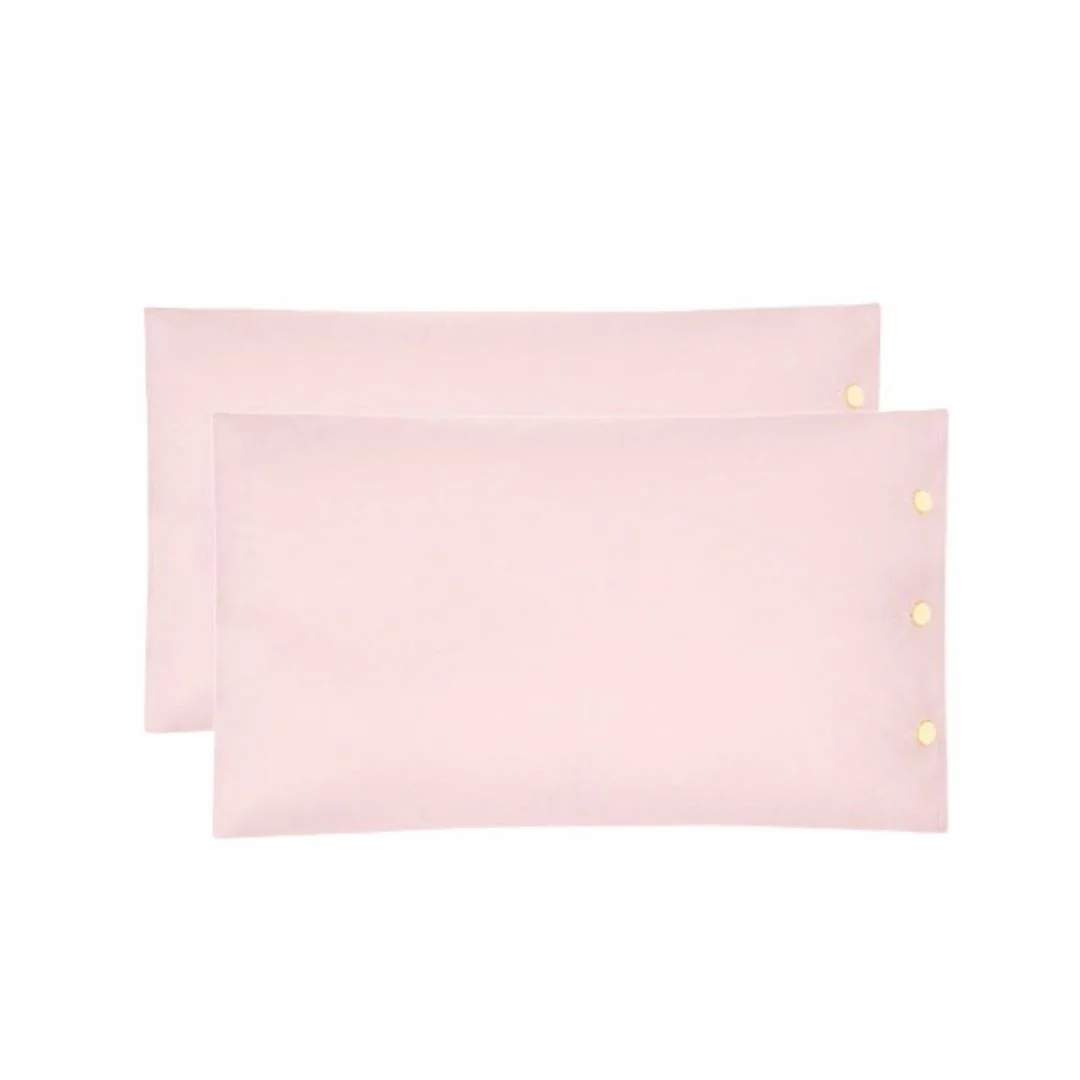 Coppia Federe In Percalle Percolours 50X80 Cipria Bellora