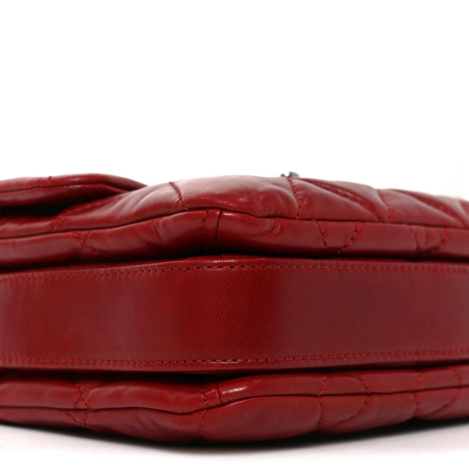 Lambskin Quilted Mini Chanel 3 Flap Red - Top Club