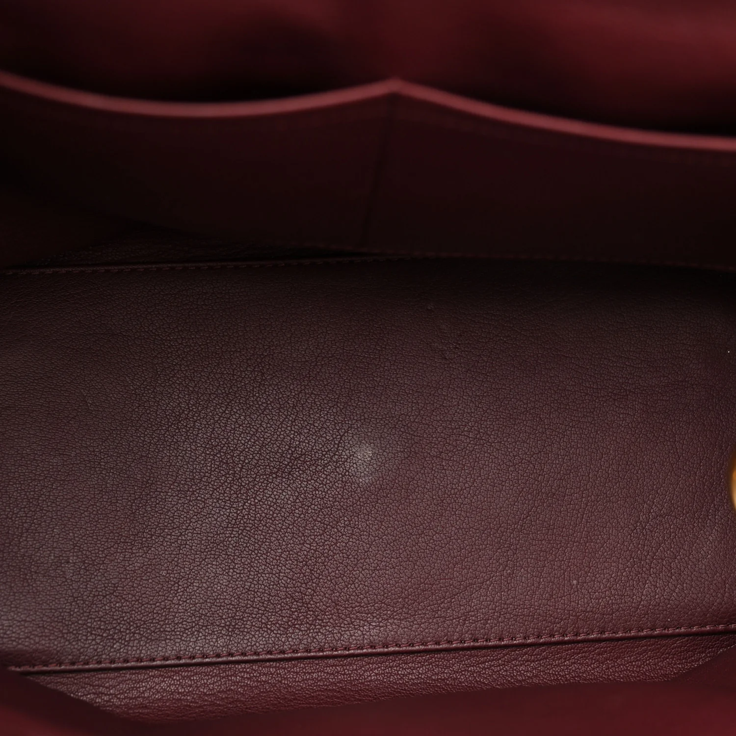Ostrich Lizard Majestueux Tote MM Bordeaux - Top Club
