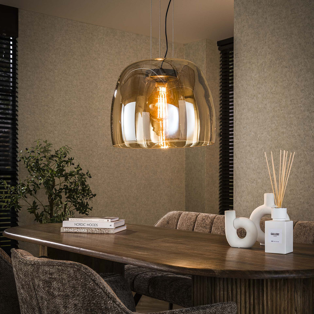 Hanglamp Travolta XL Amber
