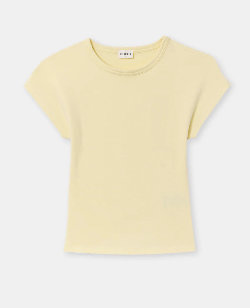 Pimkie T-shirt ajusté col rond et manches raccourcies