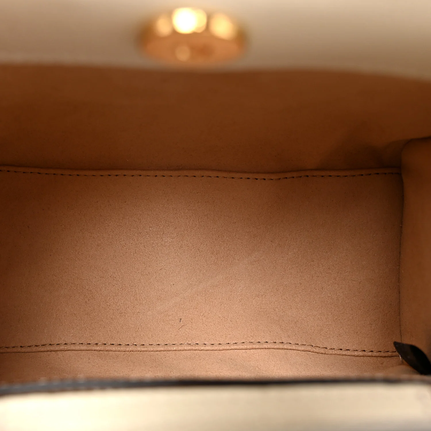Textured Calfskin Web Mini Diana Tote Bag Mystic White - Top Club