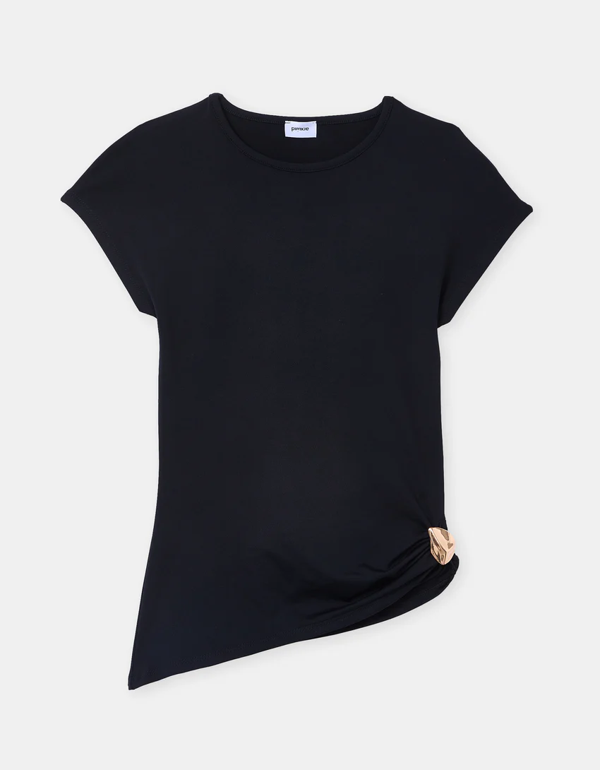Pimkie T-shirt asymétrique avec détail bijou