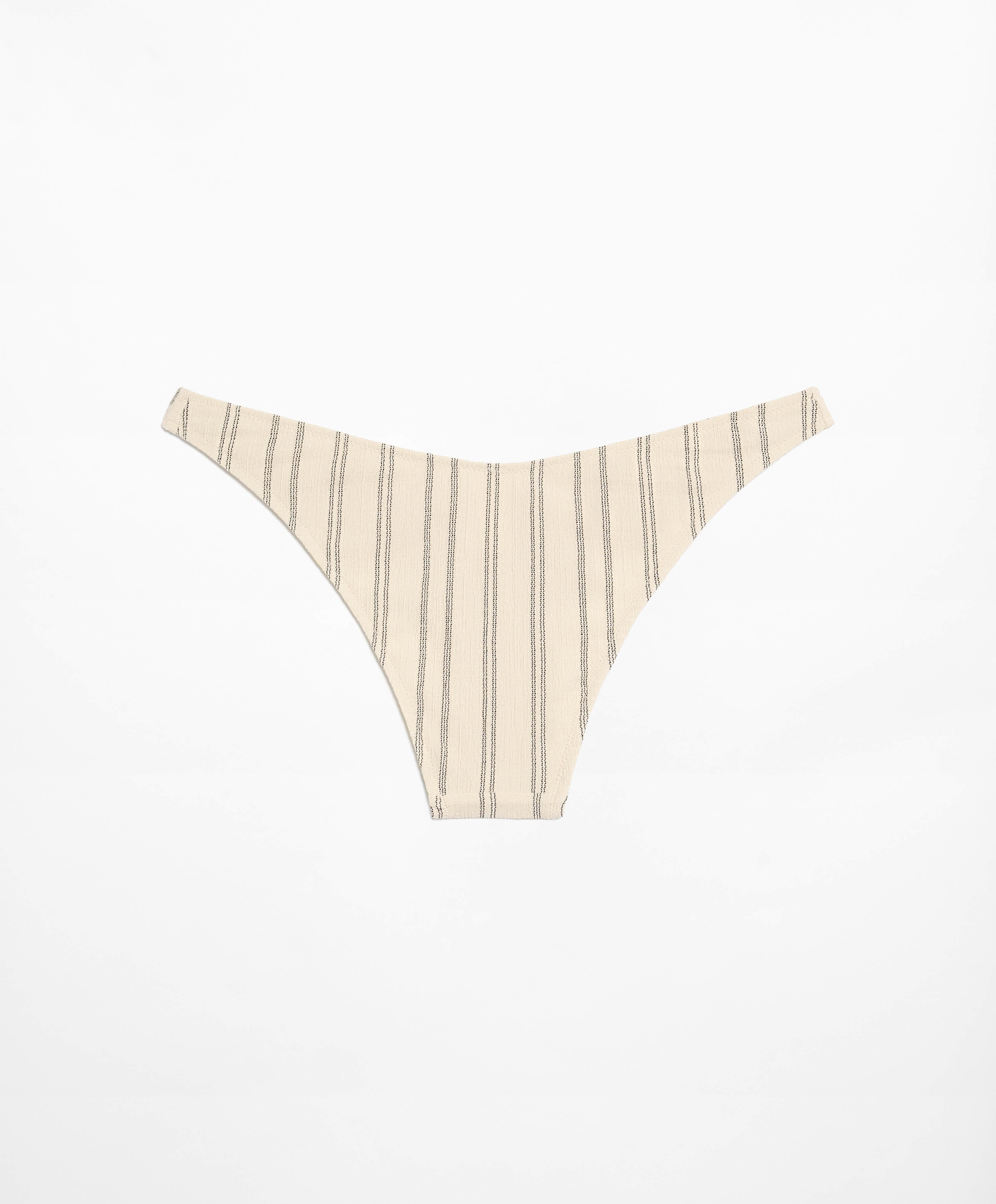 OYSHO Rustic stripe U-cut medium-coverage bikini briefs