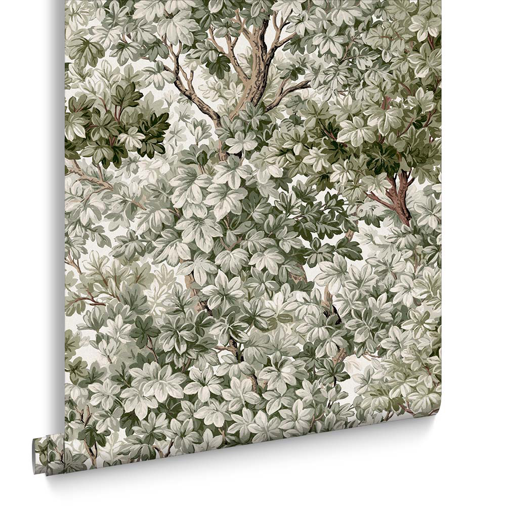 Graham & Brown - Vliesbehang Coppice Sage - 10mx52cm
