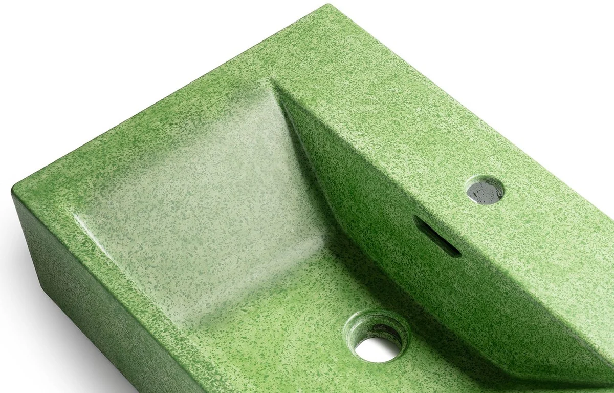 Luxury concrete sink matt green 60 cm