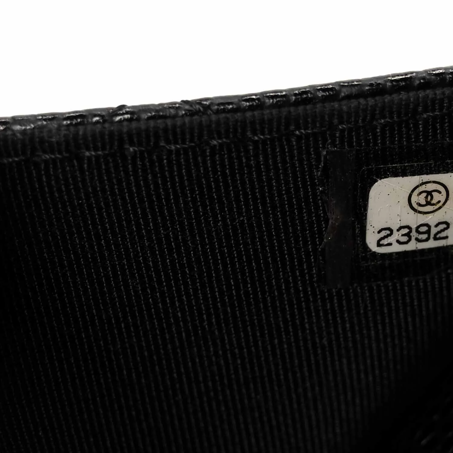 Caviar Quilted Wallet on Chain WOC Black - Top Club