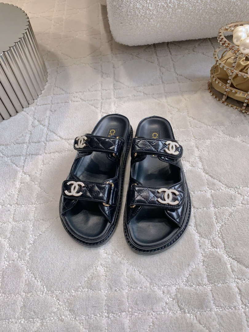 Chanel Women's Velcro Sandals Fashion Shoes C93437 - Sneaker Replica Workshop