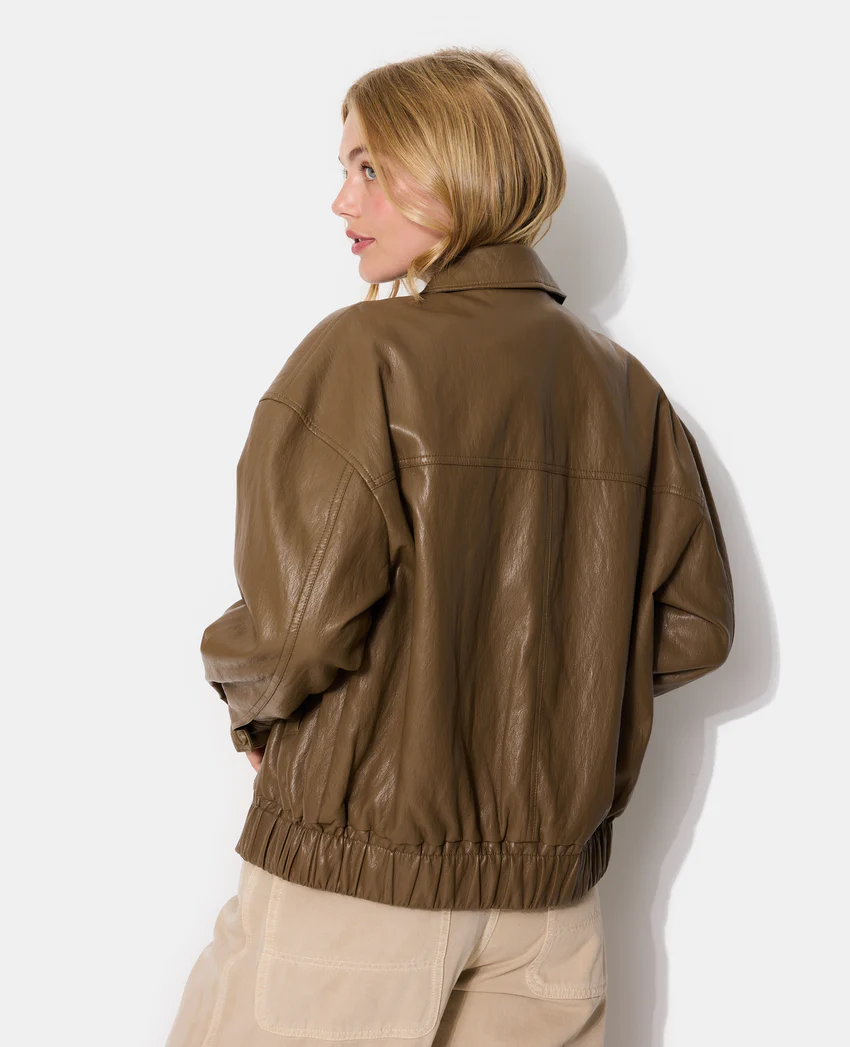 Pimkie Blouson en simili avec col