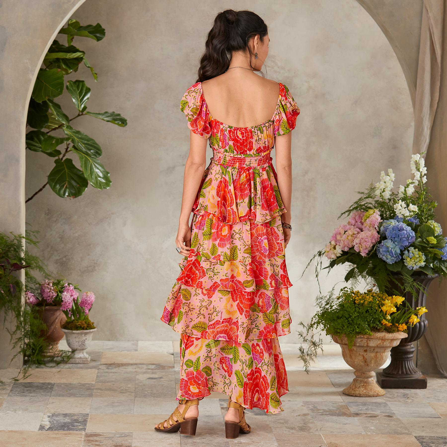 Blooming Floral Maxi Dress - Sundance Living