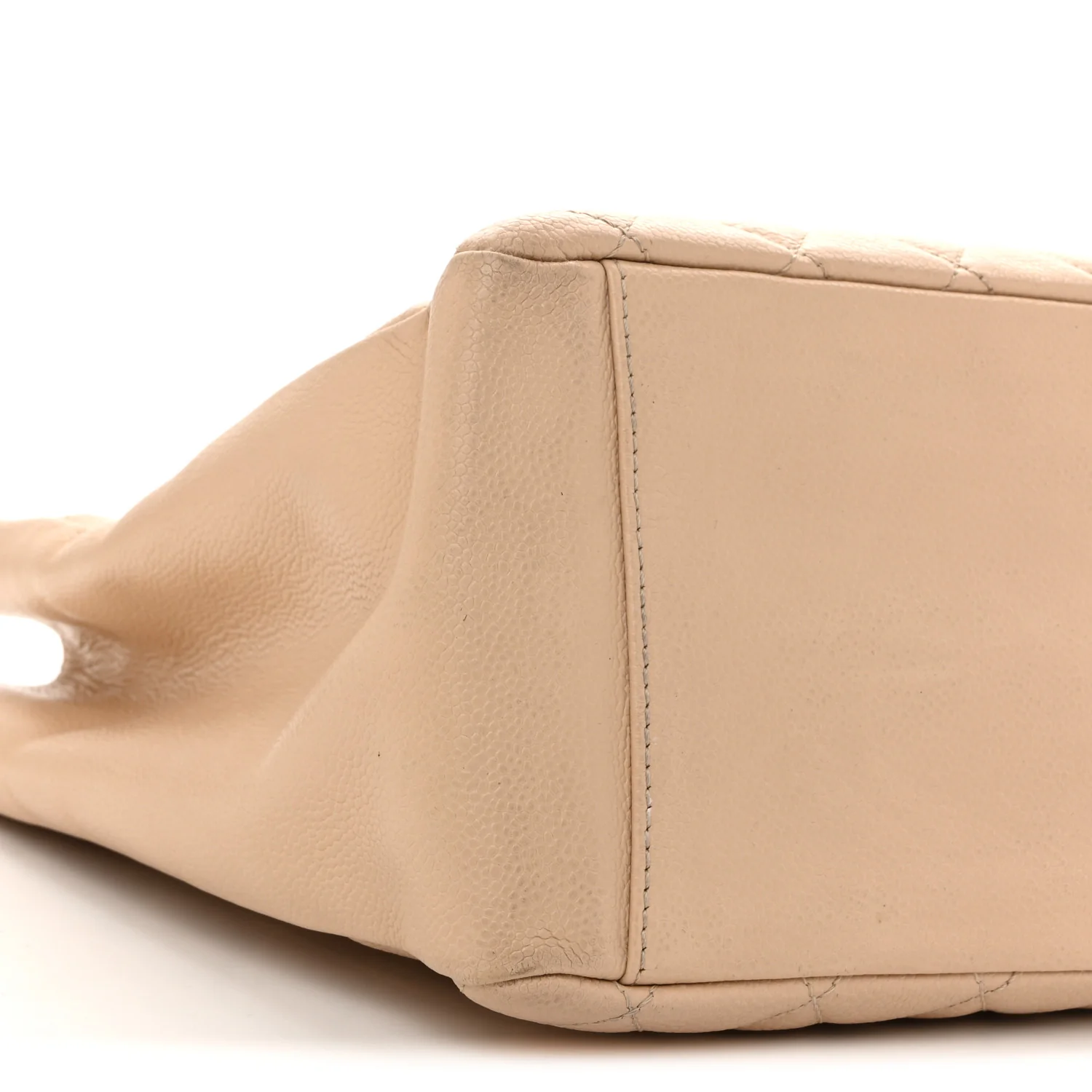 Caviar Quilted Grand Shopping Tote GST Beige Clair - Top Club