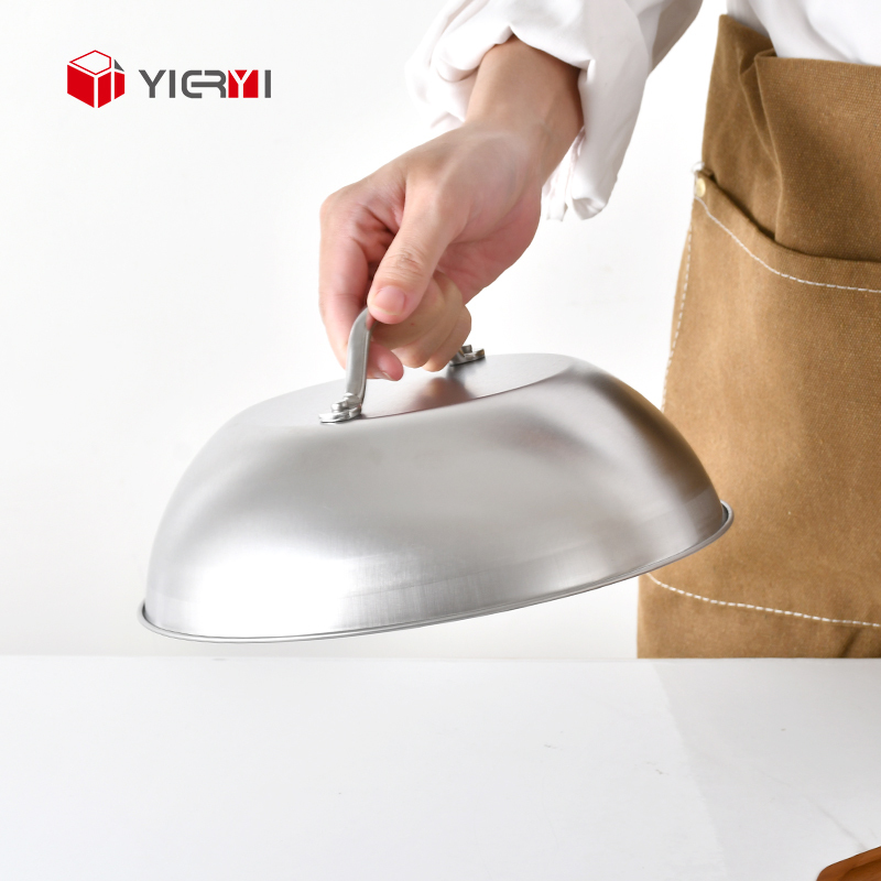 Stainless steel dome dish cover for restaurant use