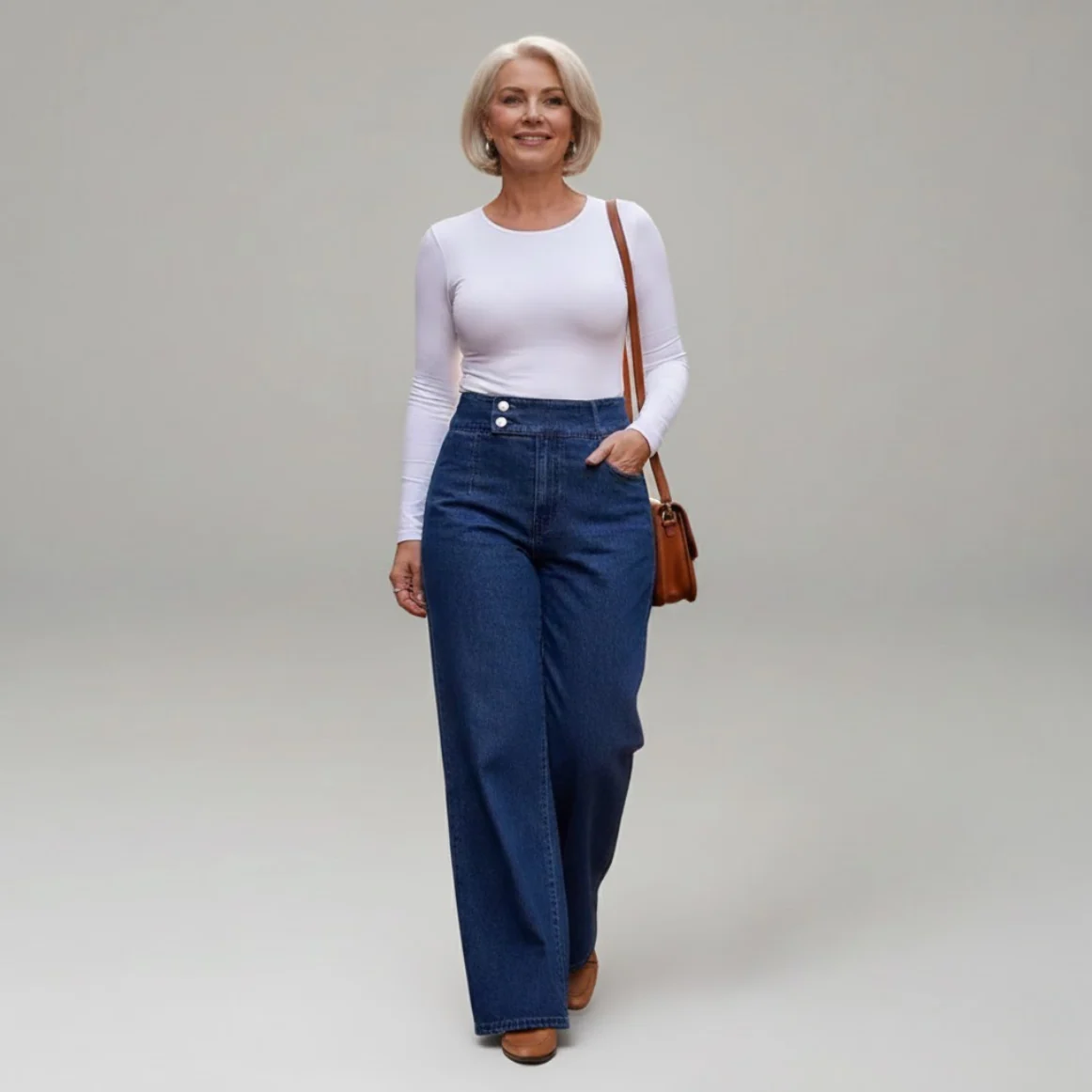 Adèle | Jean taille haute qui affine délicatement la silhouette