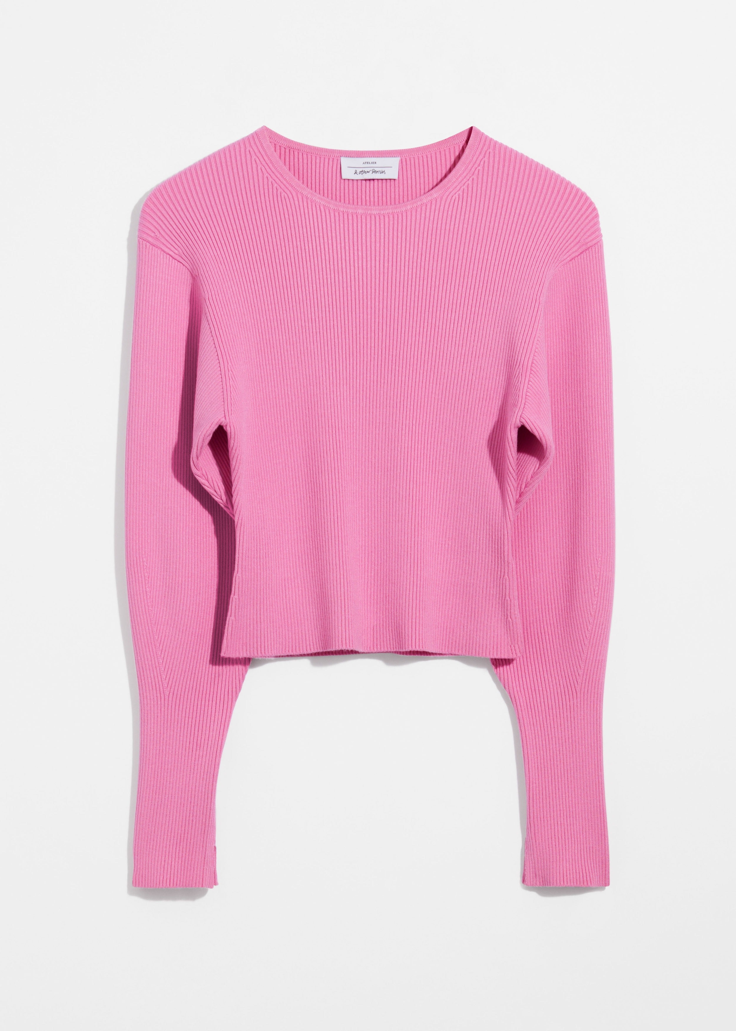 & Other Stories RIB-KNIT TOP