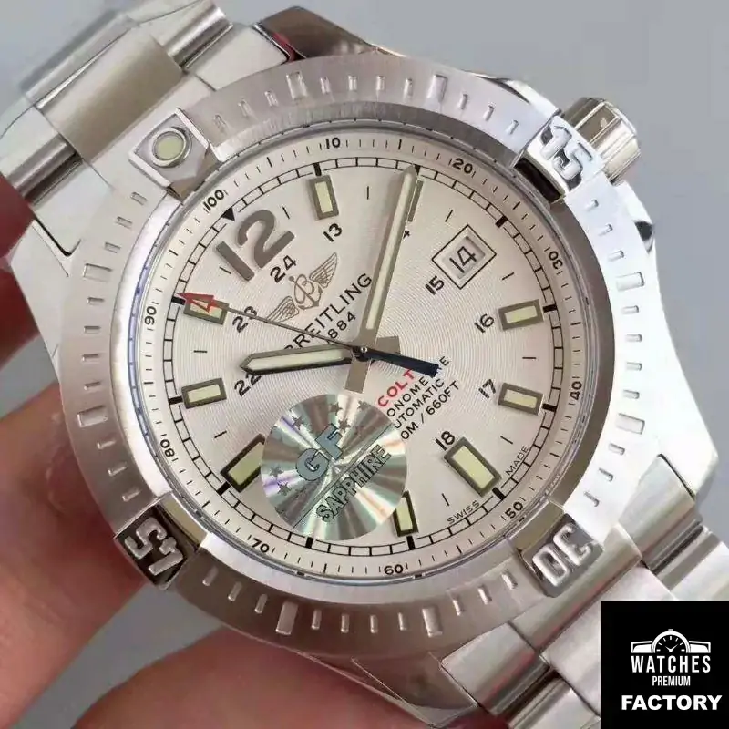 Breitling Colt Automatic 44MM A1738811-G791 GF Factory White Dial