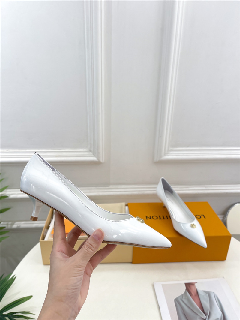 louis vuitton LV new metal buckle pointed toe shoes - Sneaker Replica Workshop