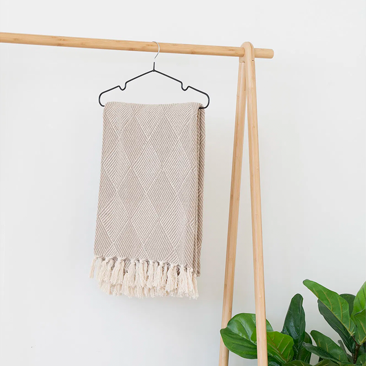 Plaid Ivory Beige