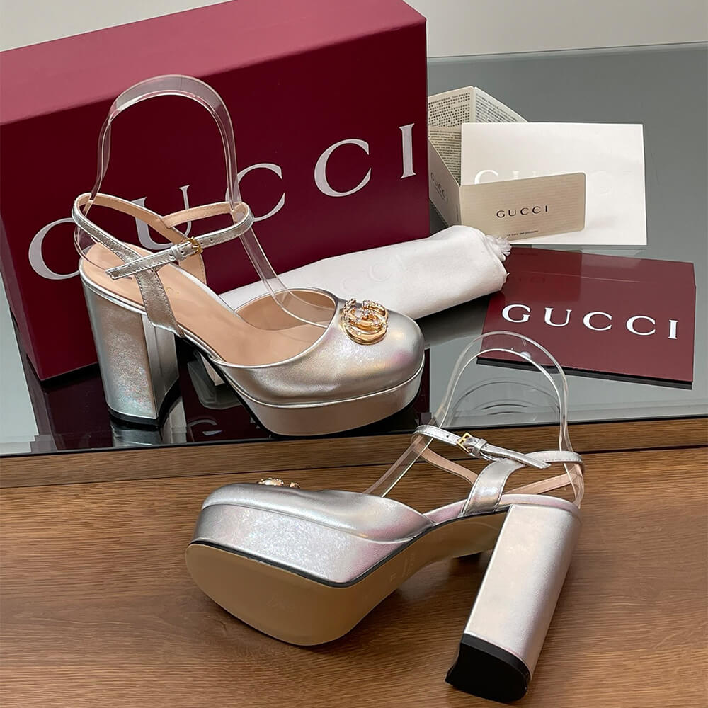 GUCCI Women s platform pump with Double G - Top Club