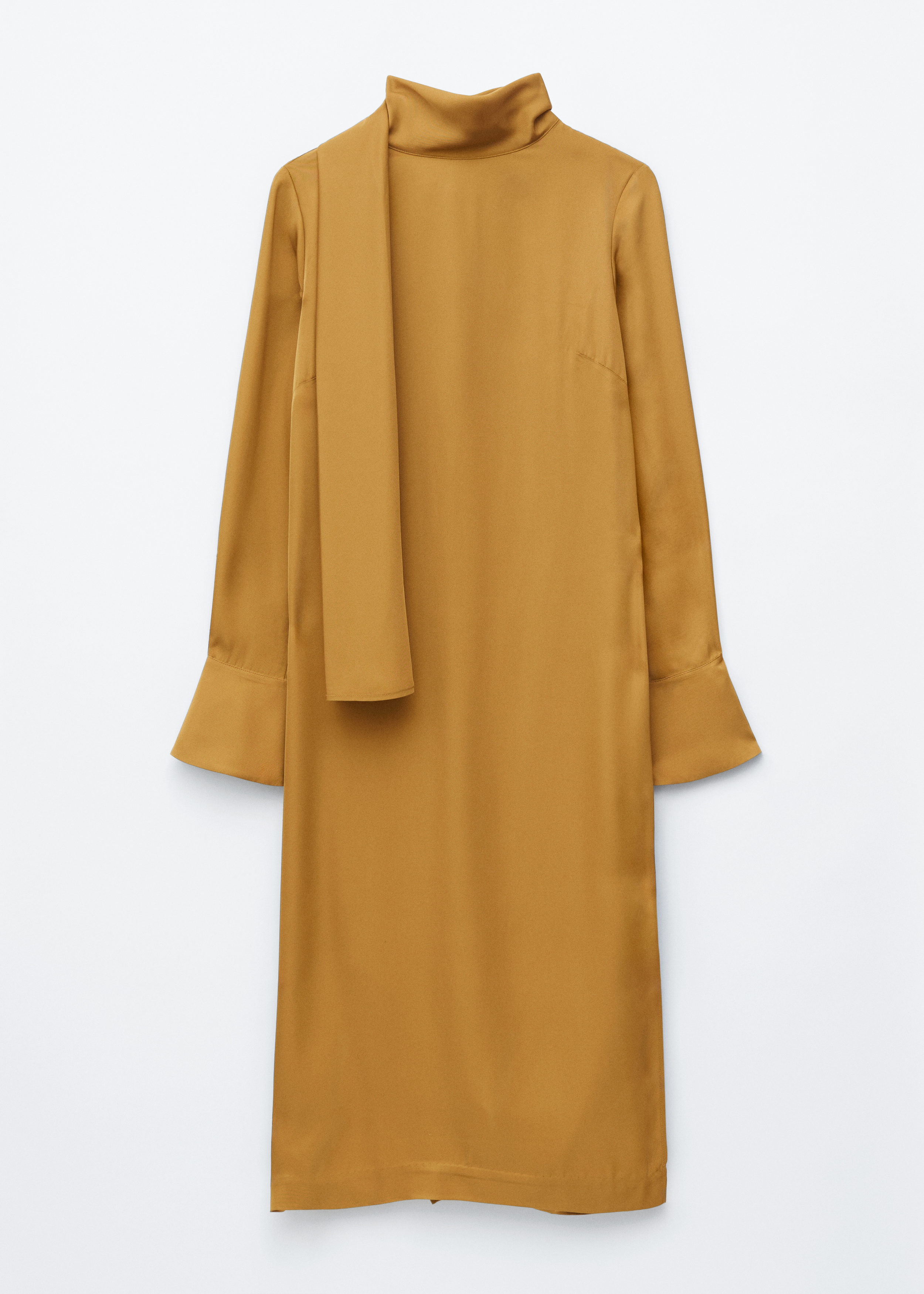 & Other Stories SCARF-NECK MIDI DRESS