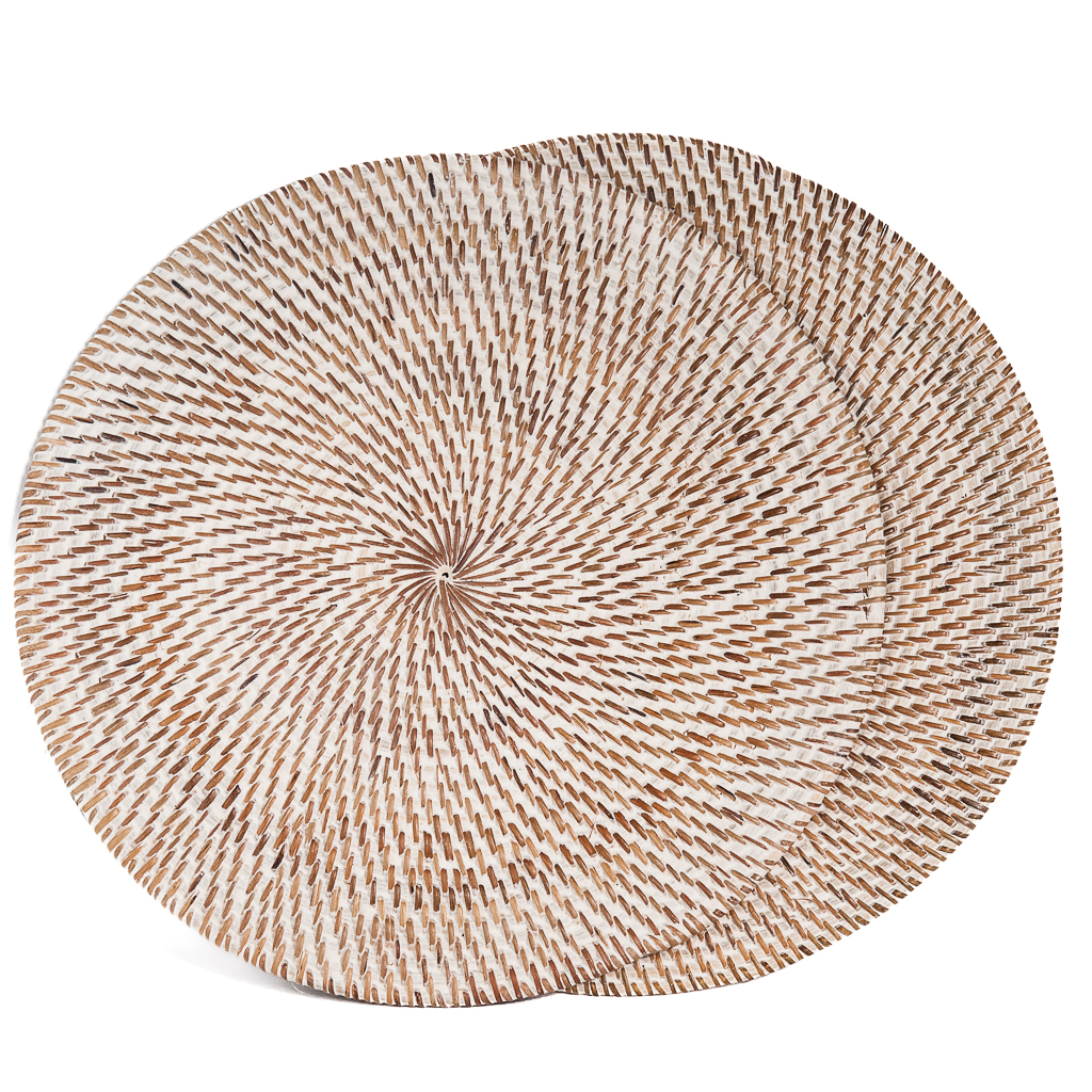 Placemat rotan naturel - set van 2