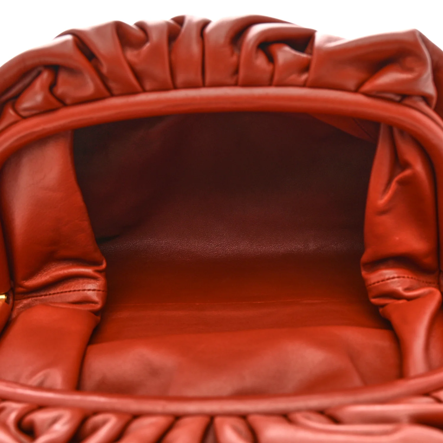 Smooth Butter Calf The Pouch Oversized Clutch Bordeaux - Top Club