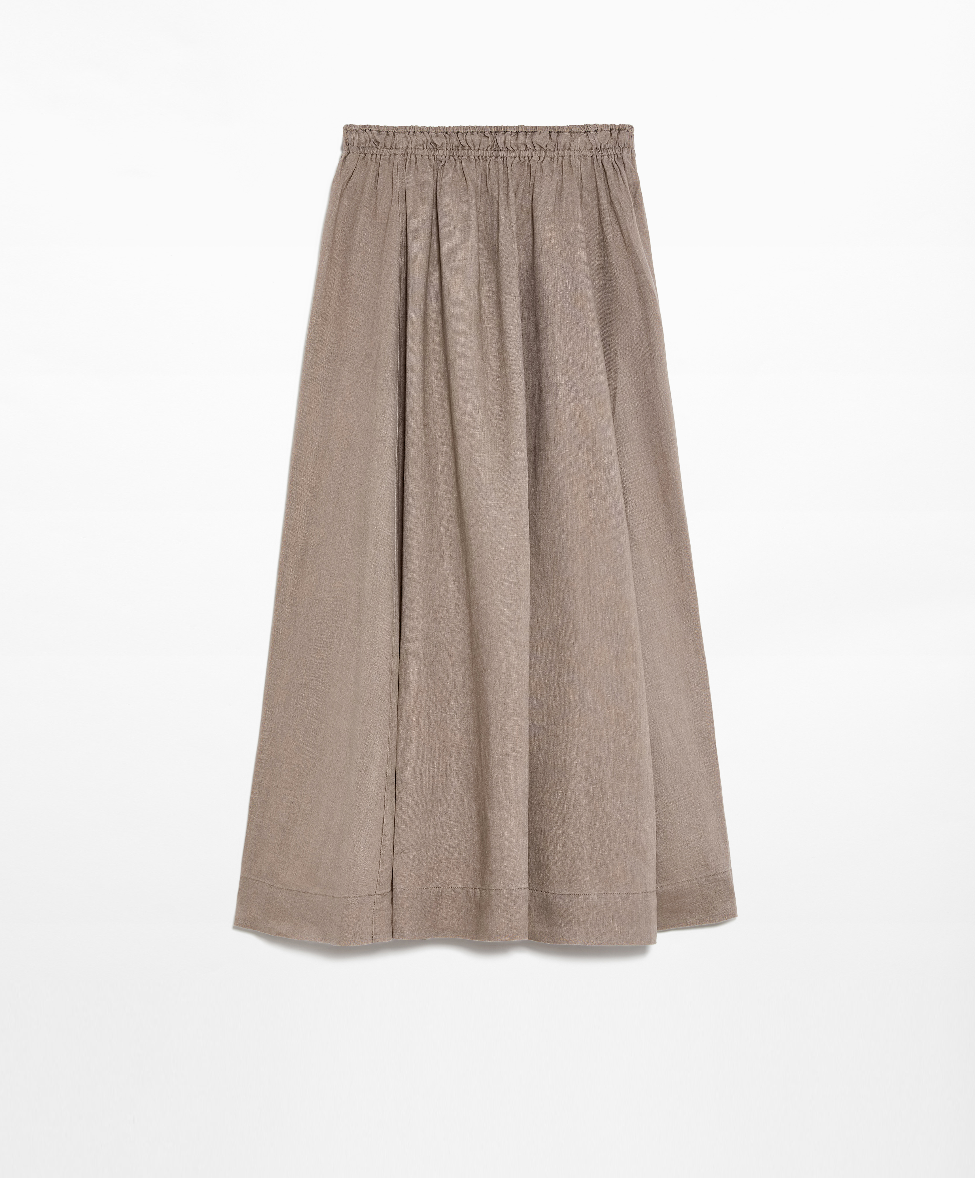 OYSHO Long 100% linen skirt