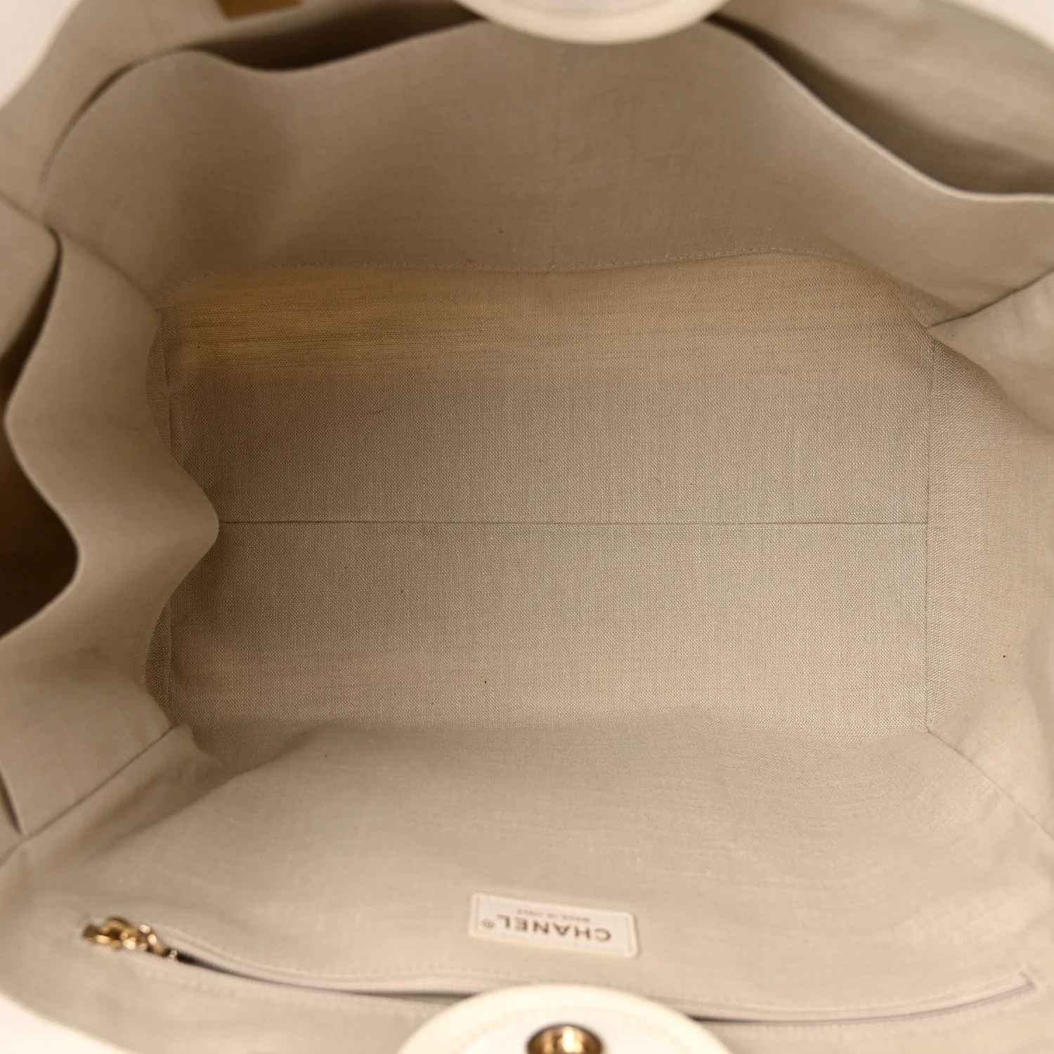 Cotton Medium Deauville Tote White - Top Club