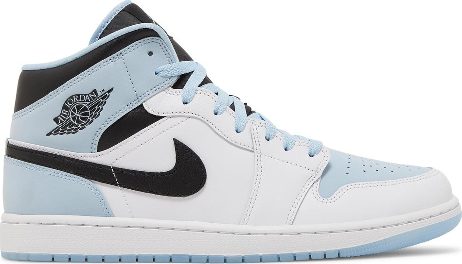 Air Jordan 1 Mid SE  White Ice Blue  DV1308-104 - Sneaker Replica Workshop