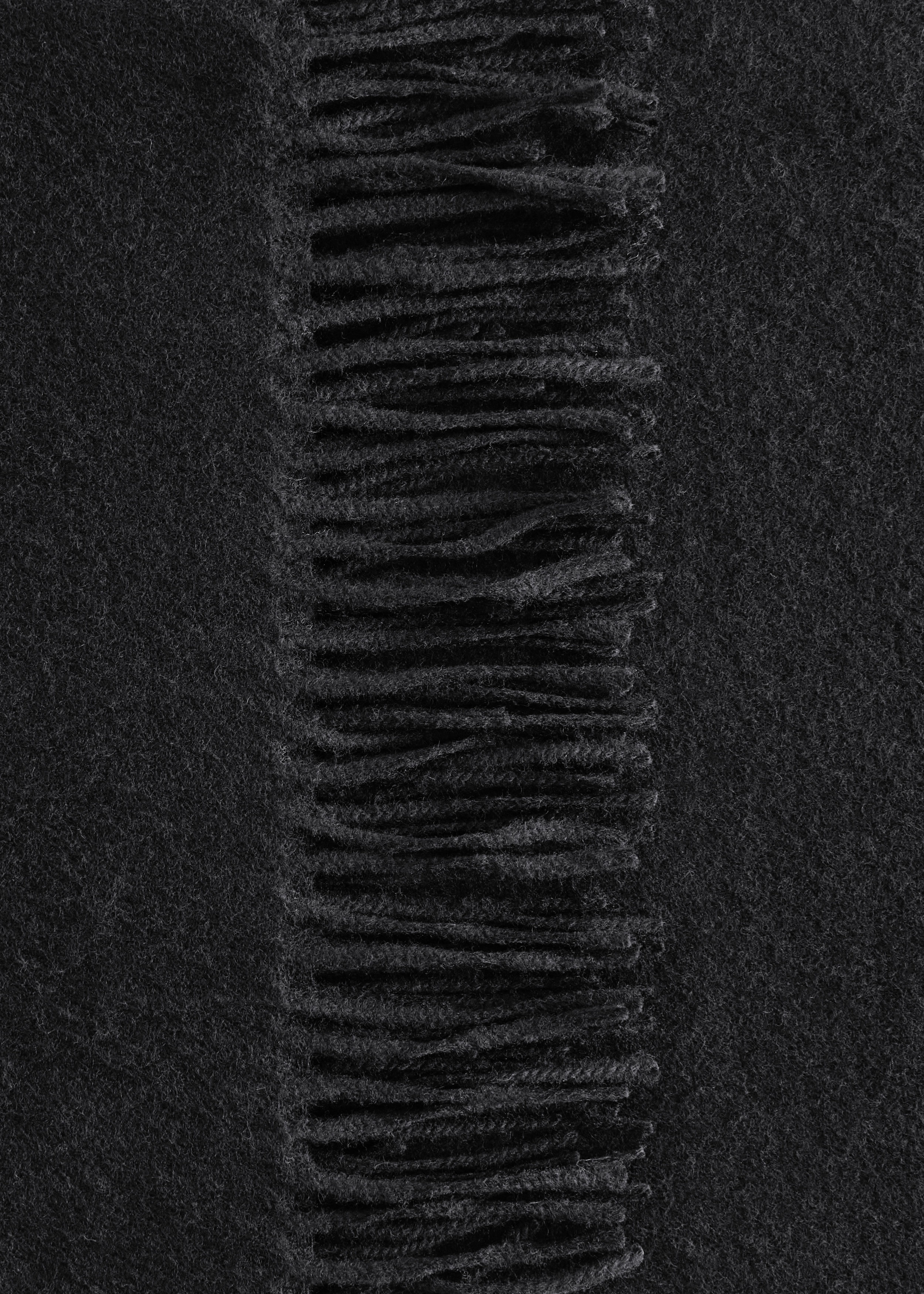 & Other Stories FRINGED WOOL BLANKET SCARF