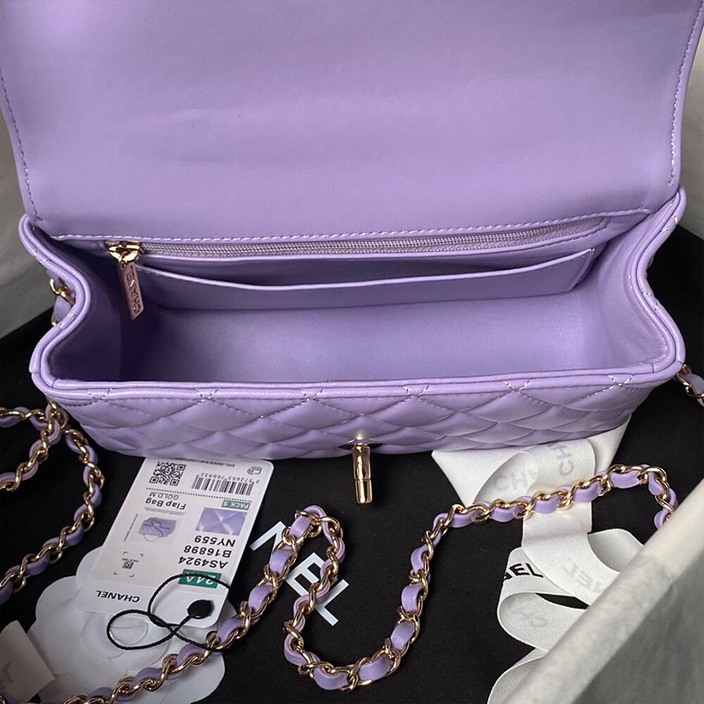 CHANEL Mini Flap Bag with Top Handle - Top Club