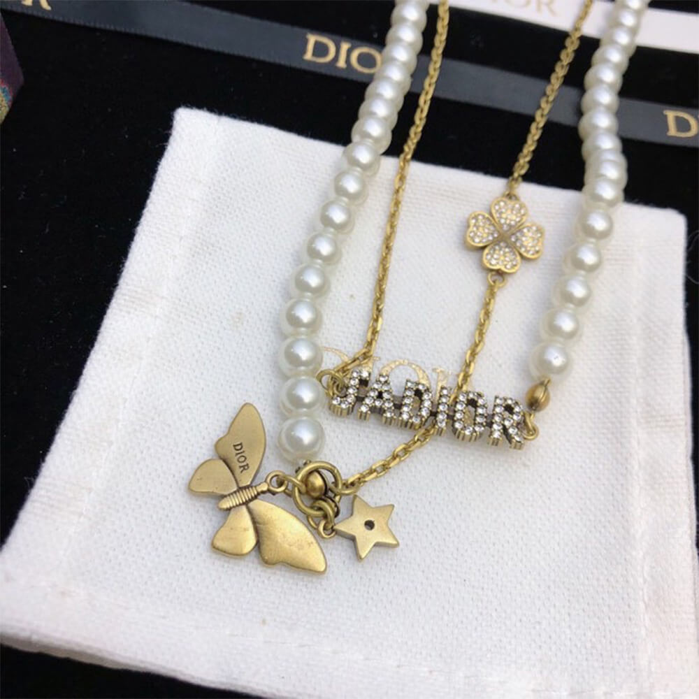 DIOR PEARL NECKLACE - Top Club
