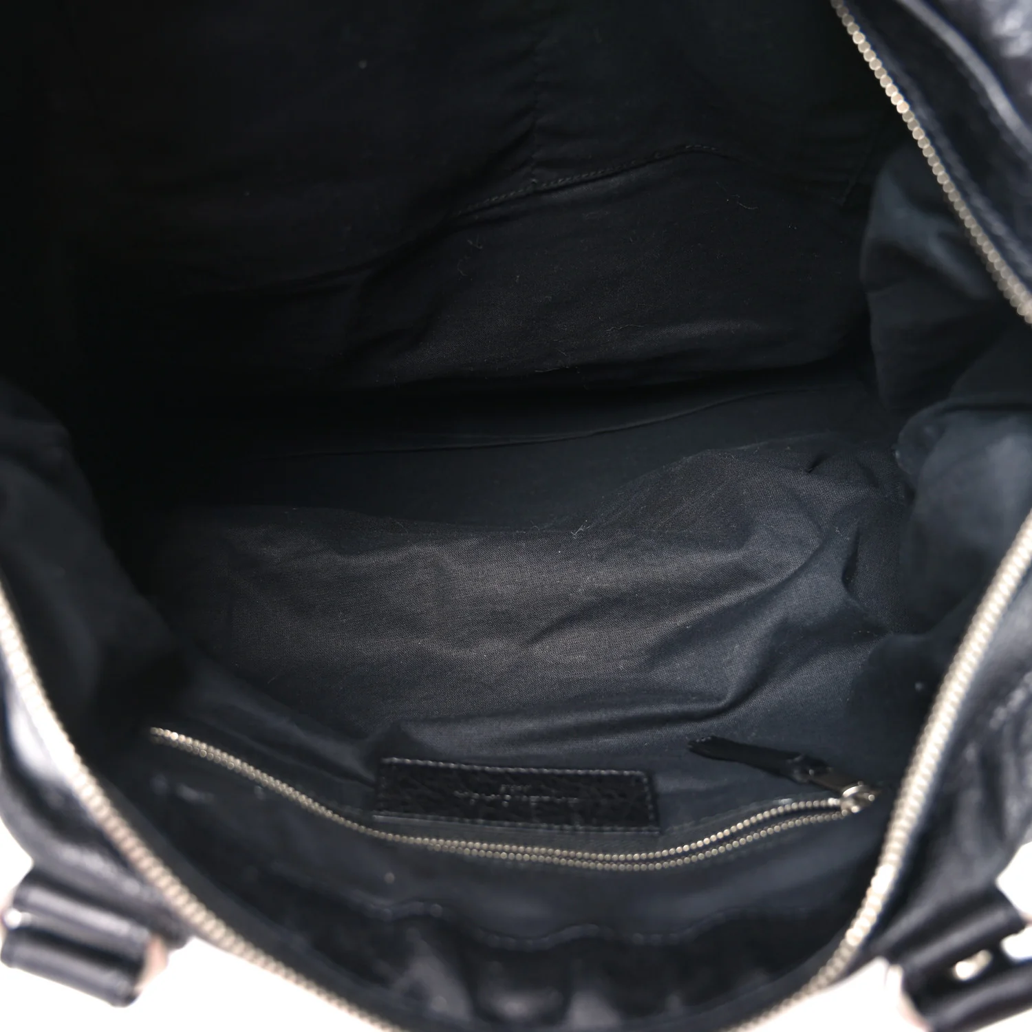 Agneau Classic Silver Hardware Weekender Black - Top Club