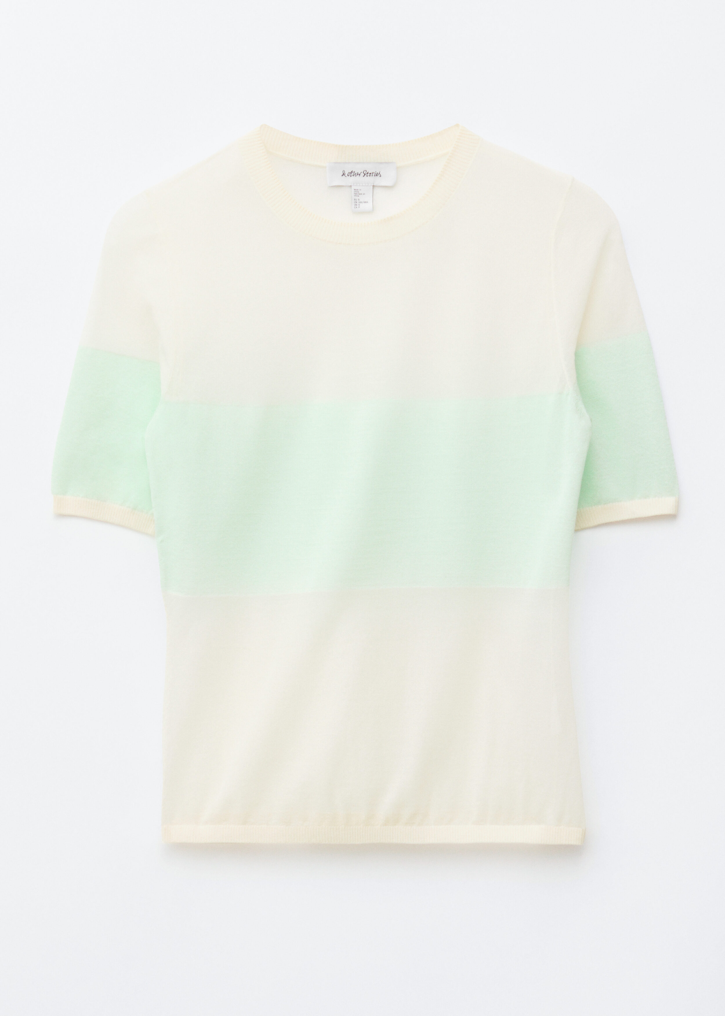 & Other Stories FINE-KNIT T-SHIRT