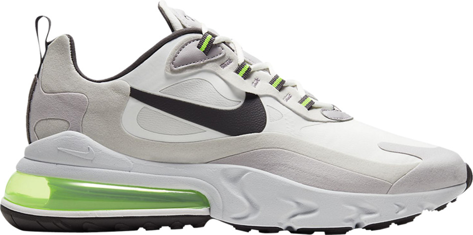 Air Max 270 React  White Grey Electric Green  CI3866-100 - Sneaker Replica Workshop