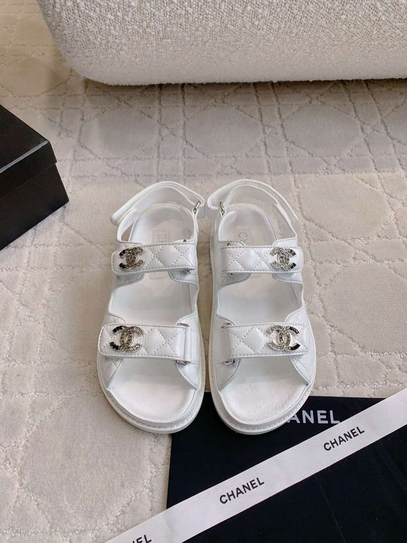 Chanel Women's Velcro Sandals Fashion Shoes C93431 - Sneaker Replica Workshop