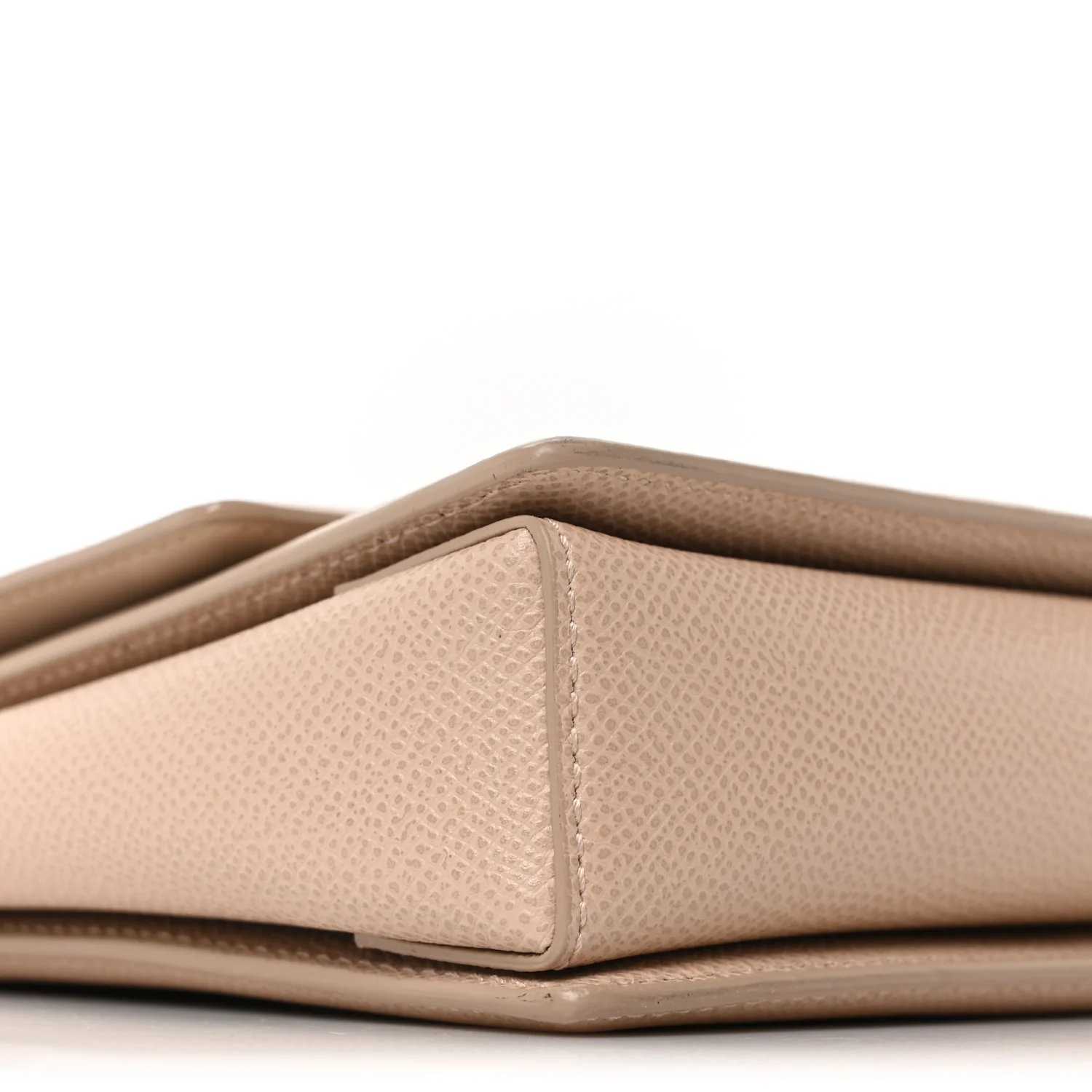 Printed Calfskin Ginny Shoulder Bag Beige - Top Club