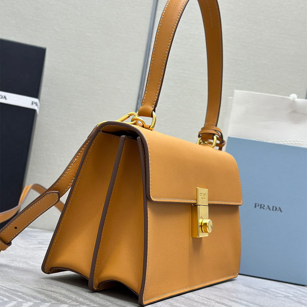 Prada Soft Sound medium leather shoulder bag(high-end grade) - Top Club