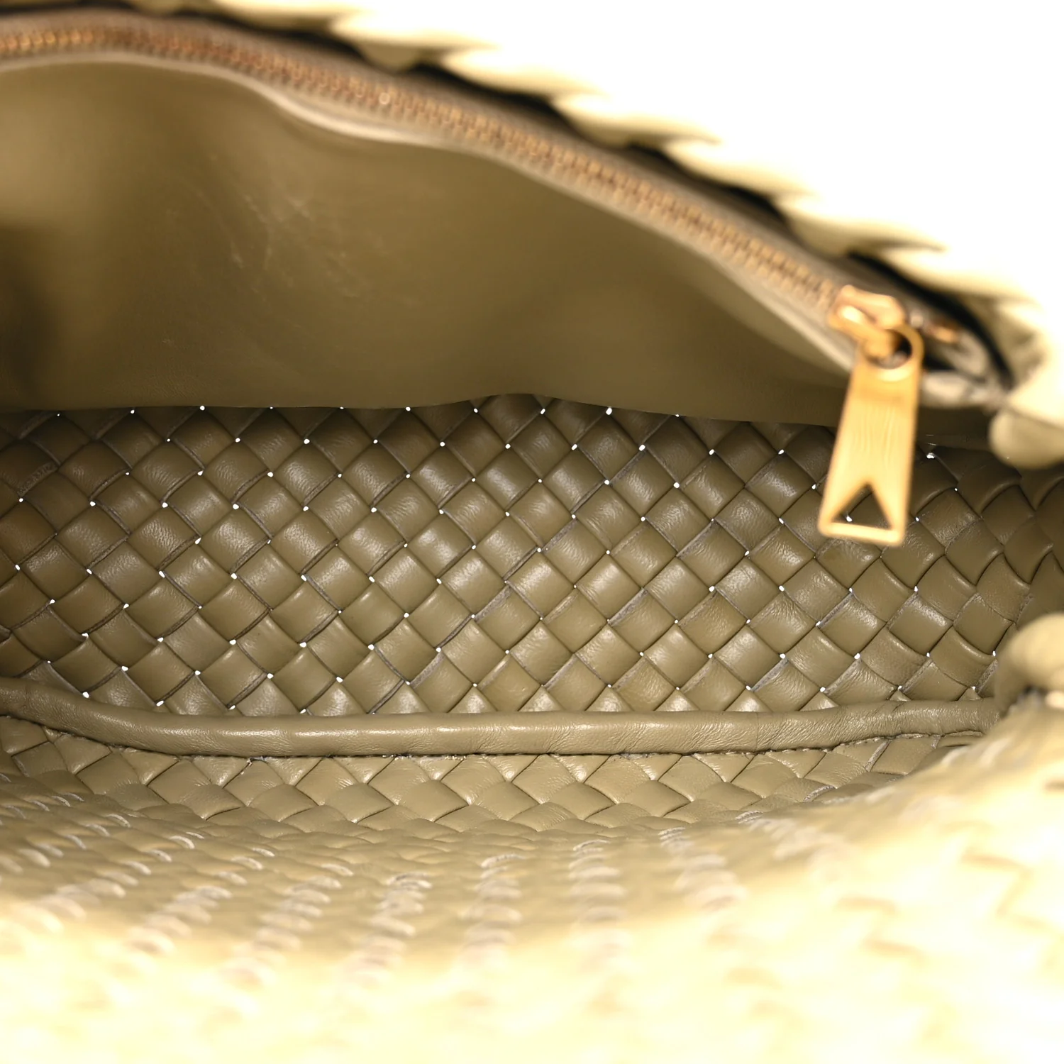 Nappa Intrecciato Small Cobble Shoulder Bag Camel - Top Club